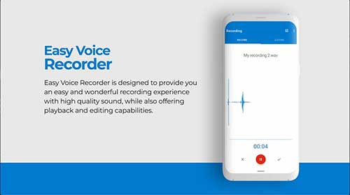 Easy Voice Recorder Pro 500x279