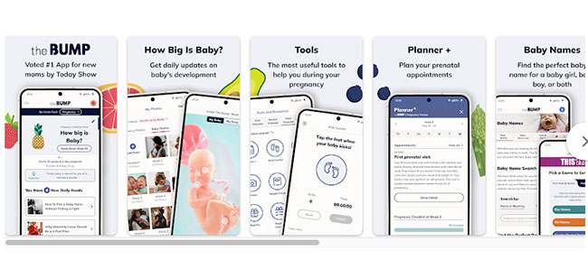 Pregnancy App Baby Tracker 650x288
