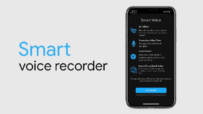 Smart Voice Recorder app 650x366